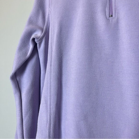 Orvis Quarter Zip Lavender Pull Over - Picture 8 of 10